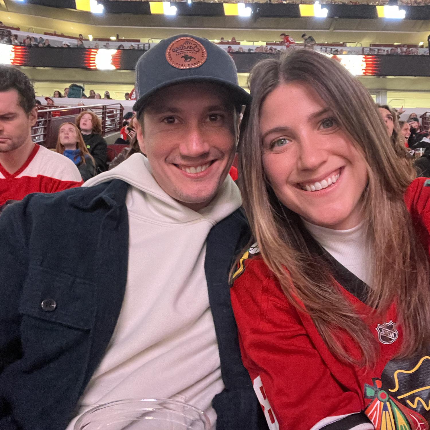 Kev's first Blackhawks game