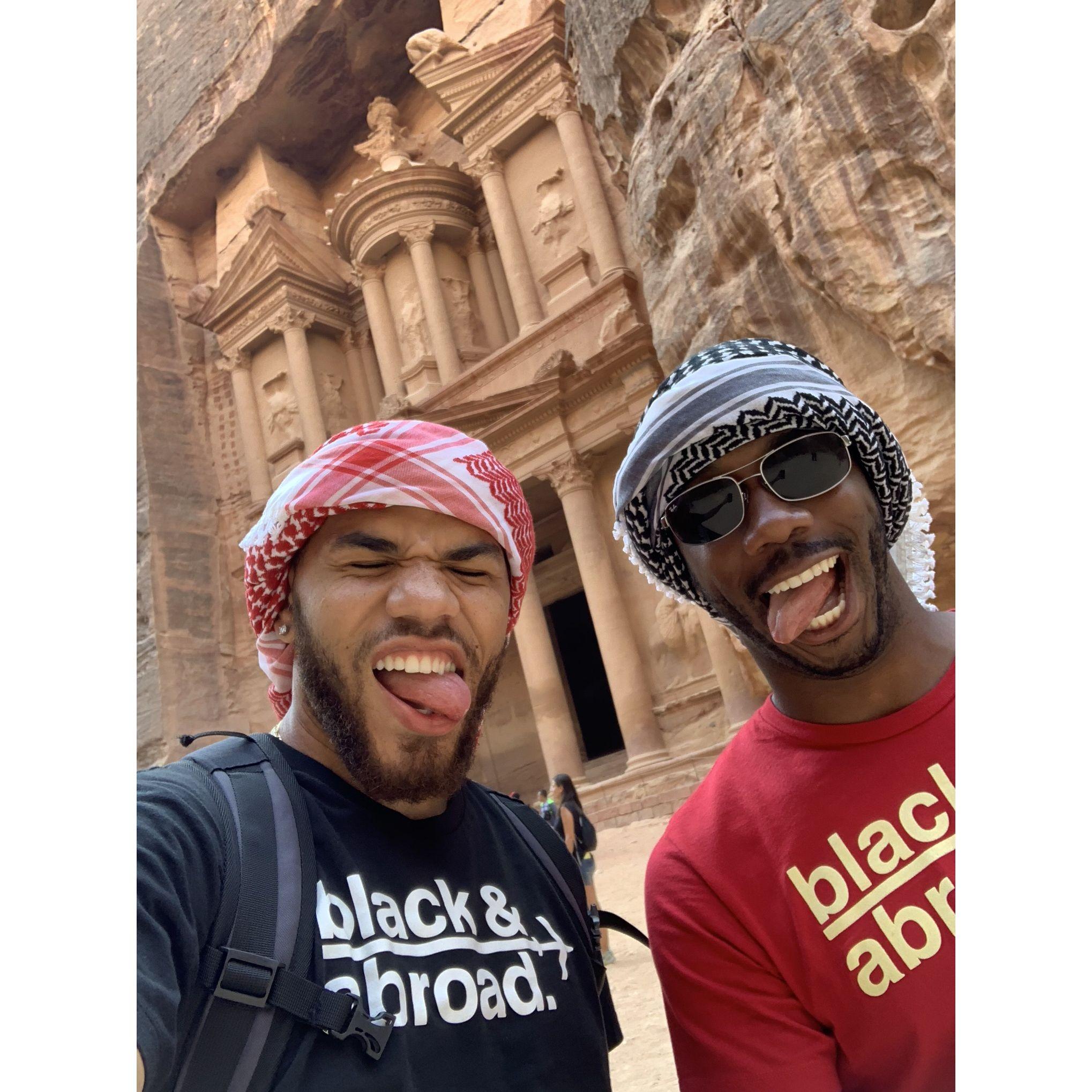 Petra, the "Lost City," in Jordan (2018). First international trip!