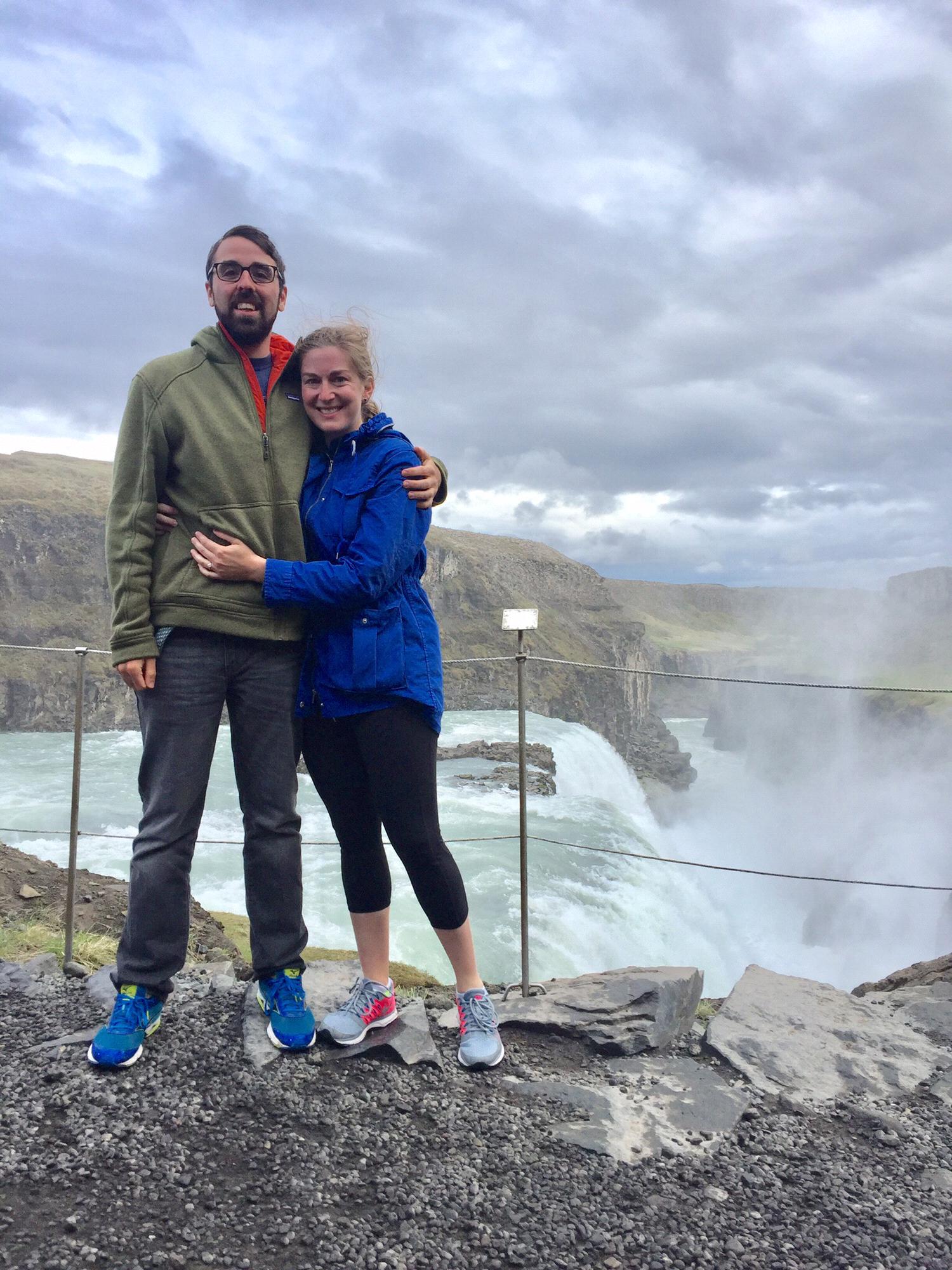 Gulfoss waterfall in Iceland - June 2017