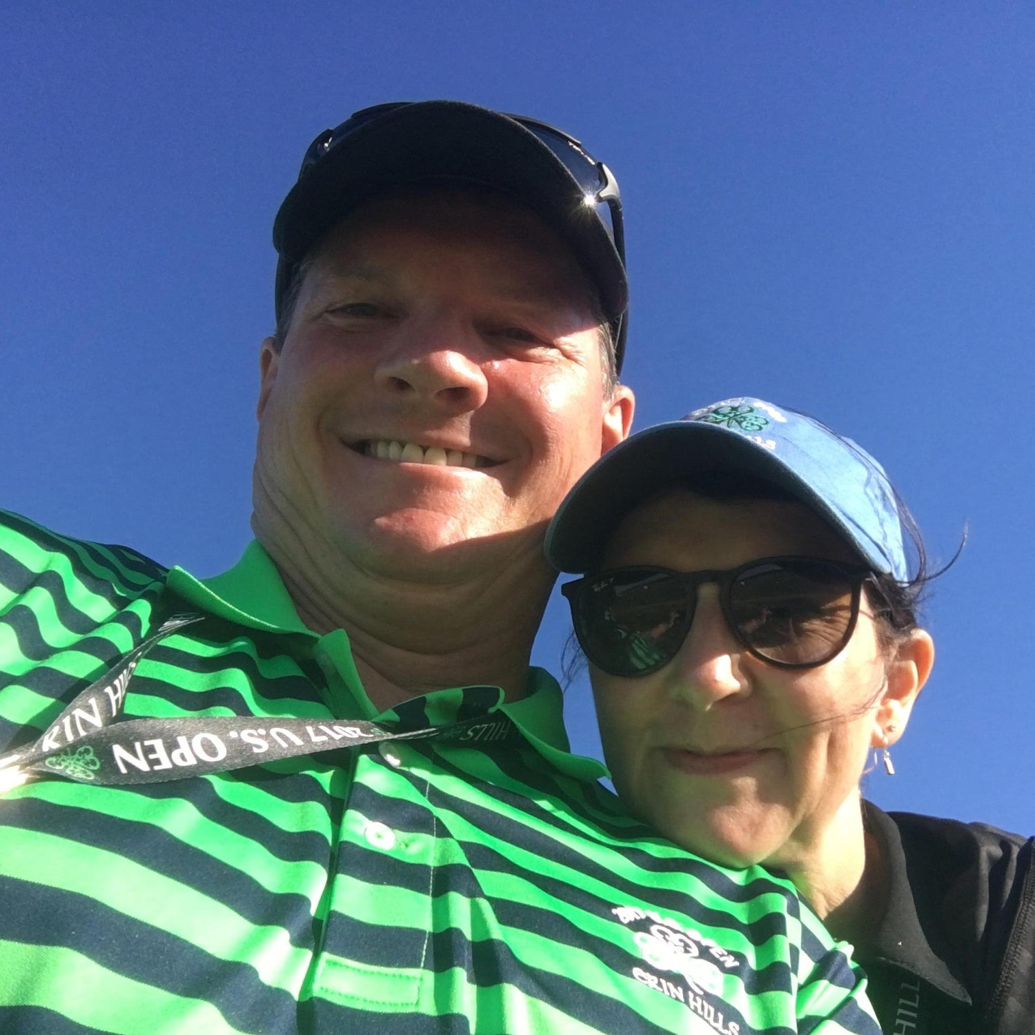 Our Sunday at the final round of the US Open at Erin Hills Golf Club in Wisconsin. She has now been to the final round of 2 of the 4 majors! The other was at Whistling Straights!