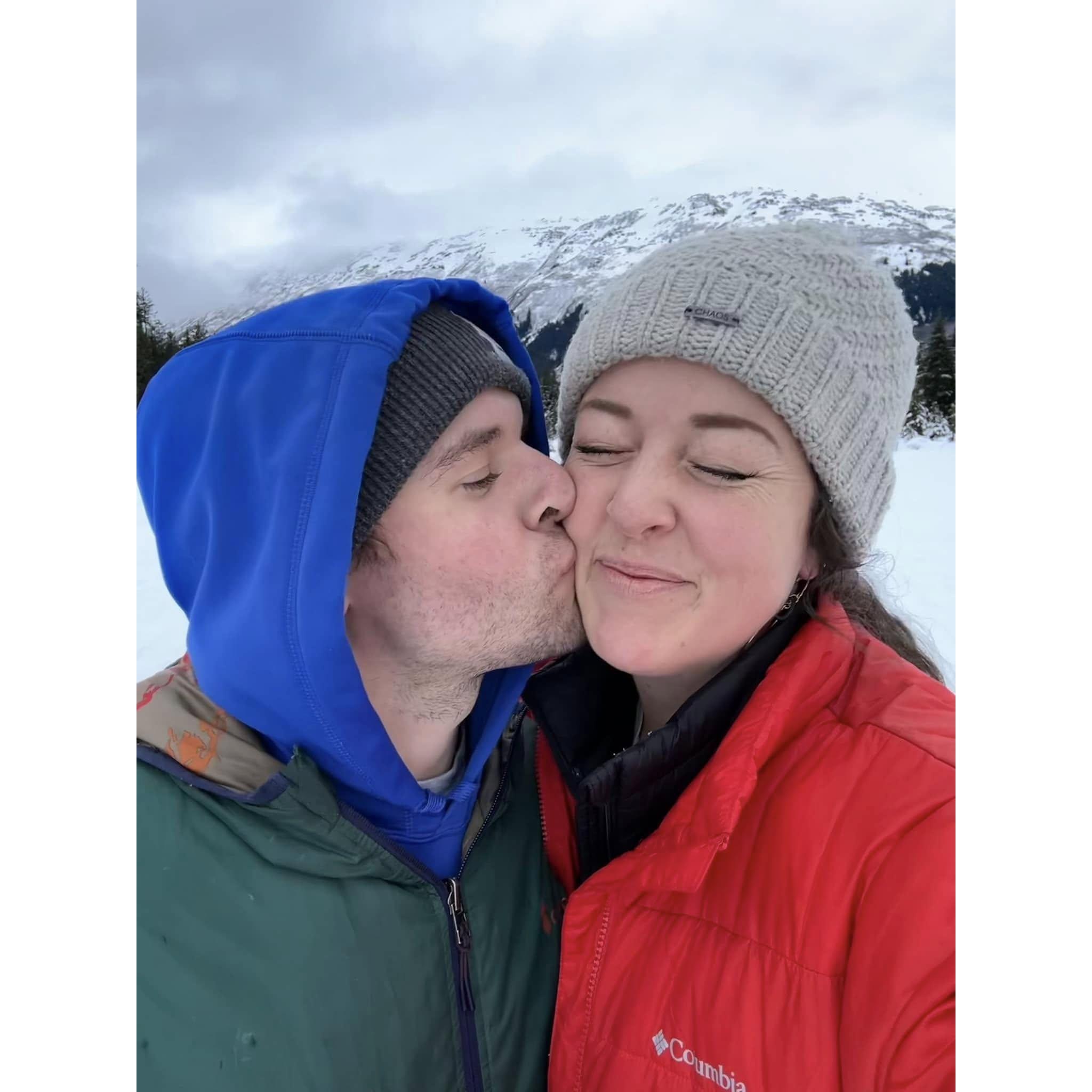 Girdwood, AK snowy walks 2023