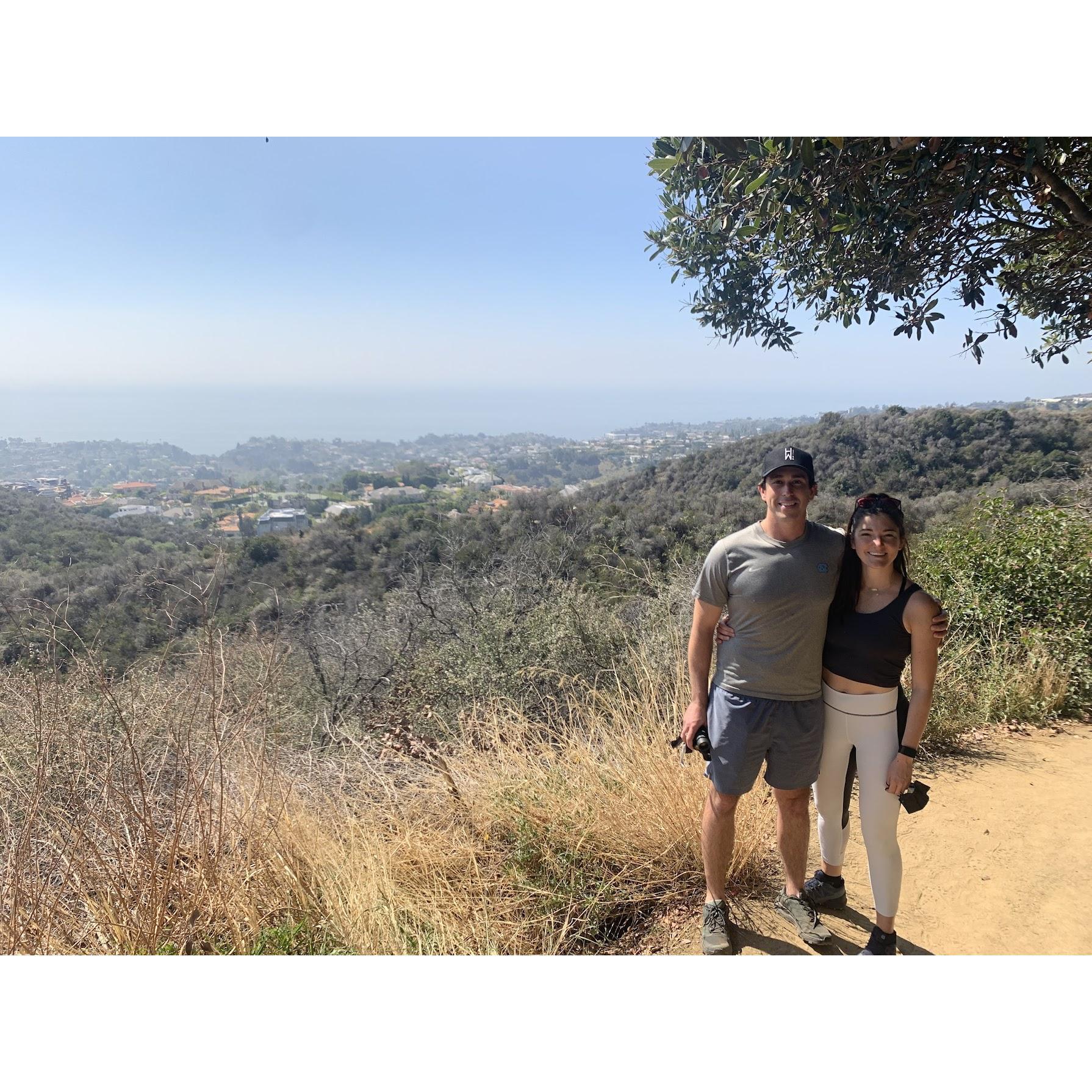 Morning hike and lunch in Malibu, March 2021
Christian Jewett and Breada Farrell