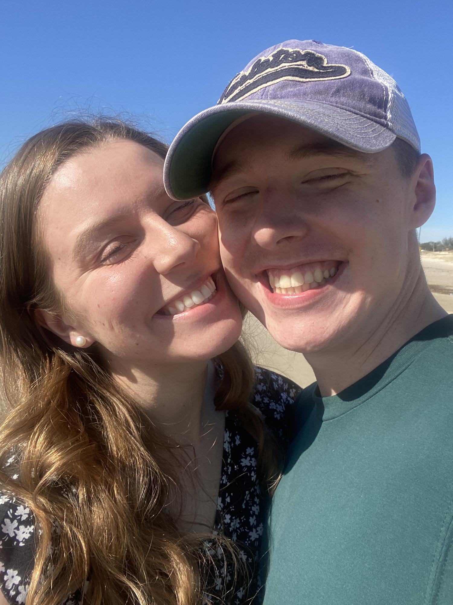 Visiting a beach in Lake Charles, Louisiana