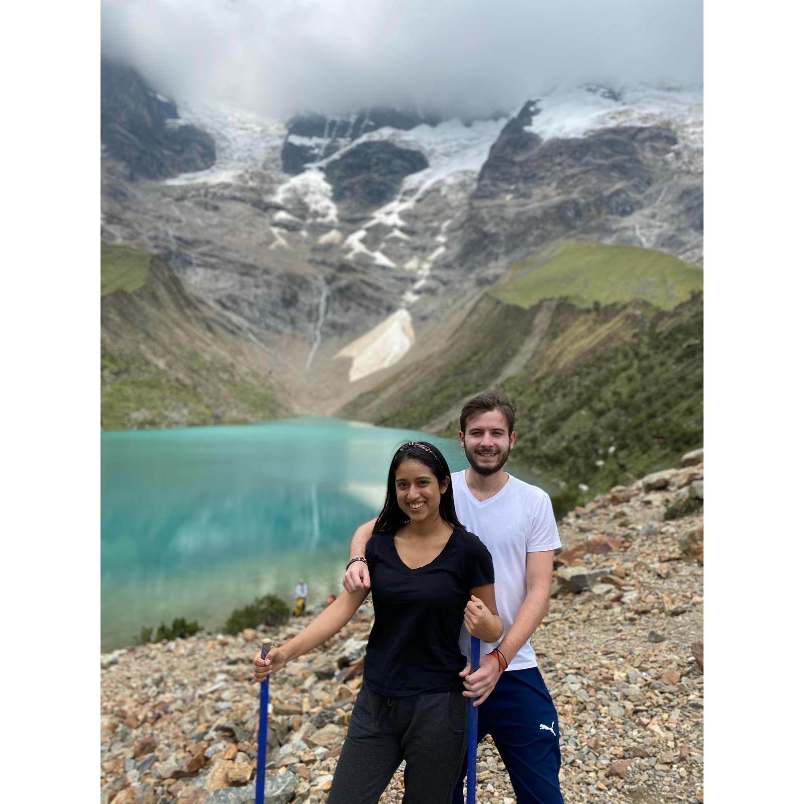 A lake over 3500 meters over the sea in Peru