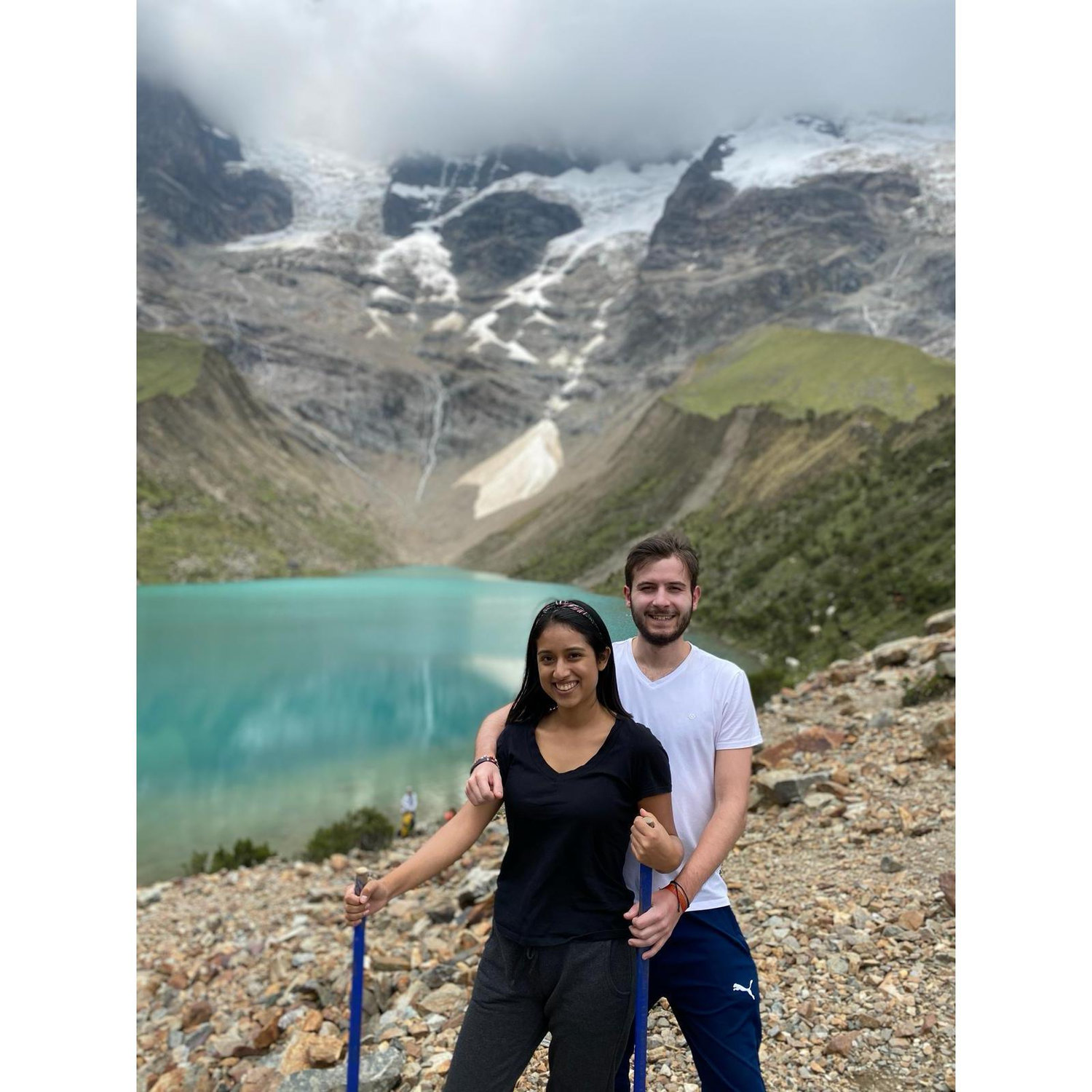 A lake over 3500 meters over the sea in Peru