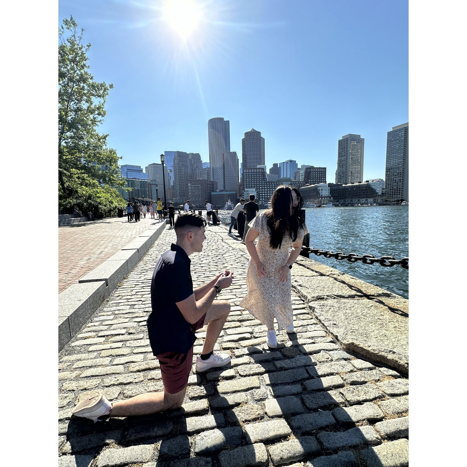 June 15, 2024: Engagement day - Katie was SHOOK