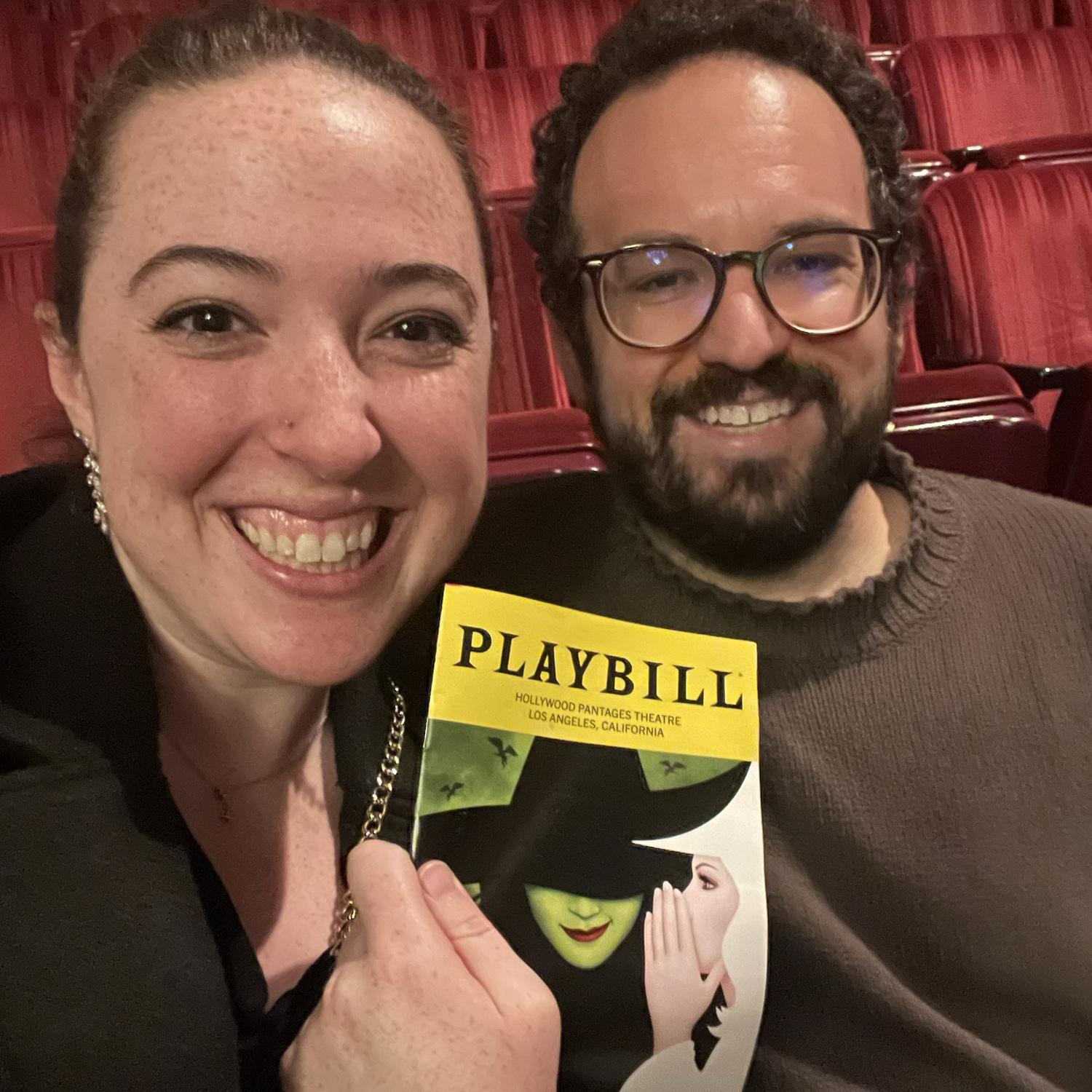 Steven surprised Megan with tickets to Wicked for her birthday