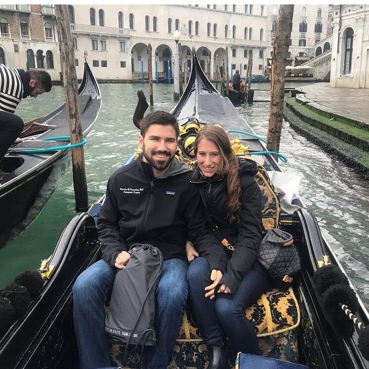 Venice Gondola ride in the rain...