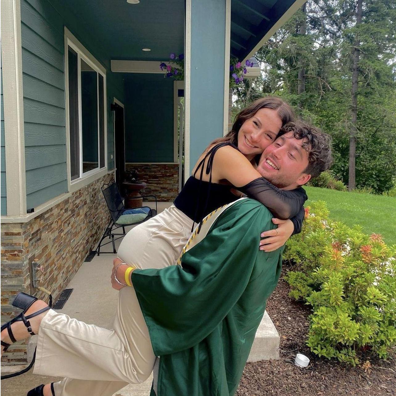 Kyle's College graduation. Go Ducks!