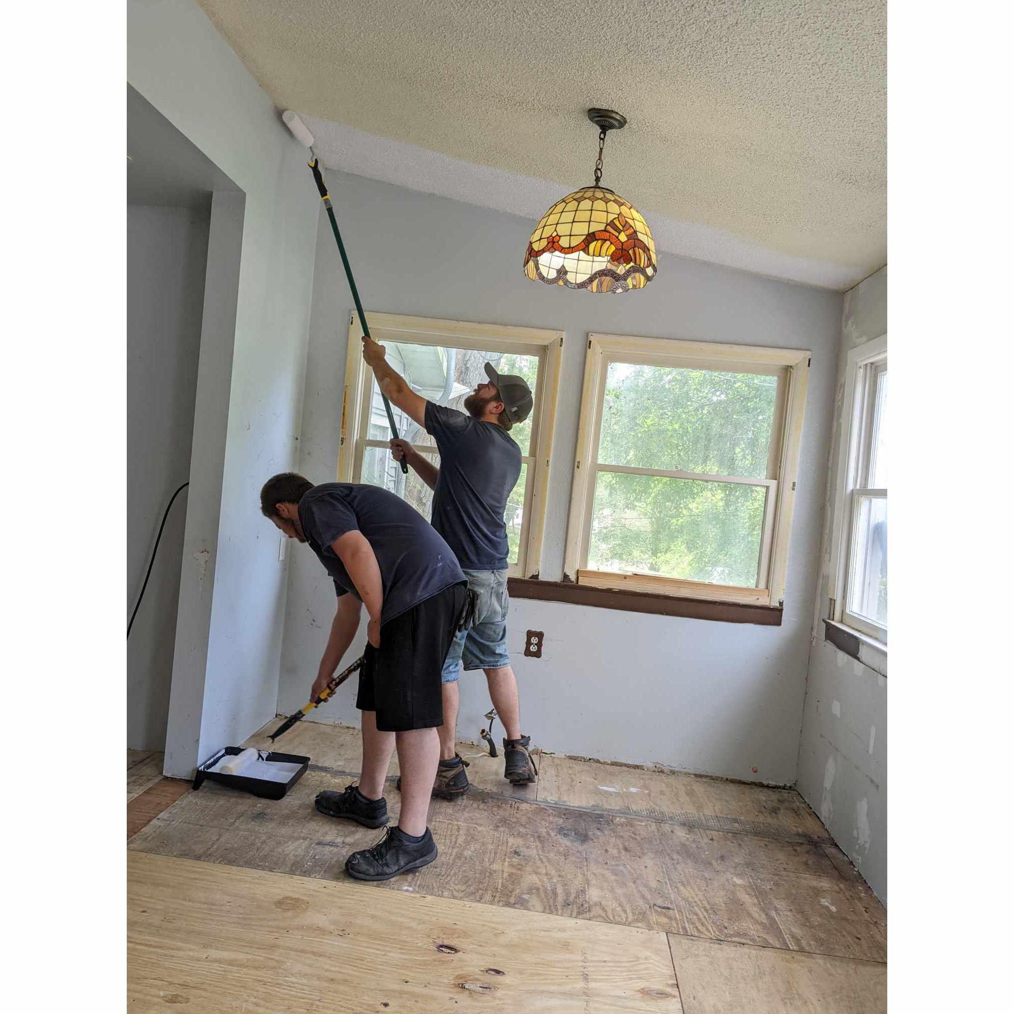 June 2024 - Moved in together and started remodeling their house with help from both families.