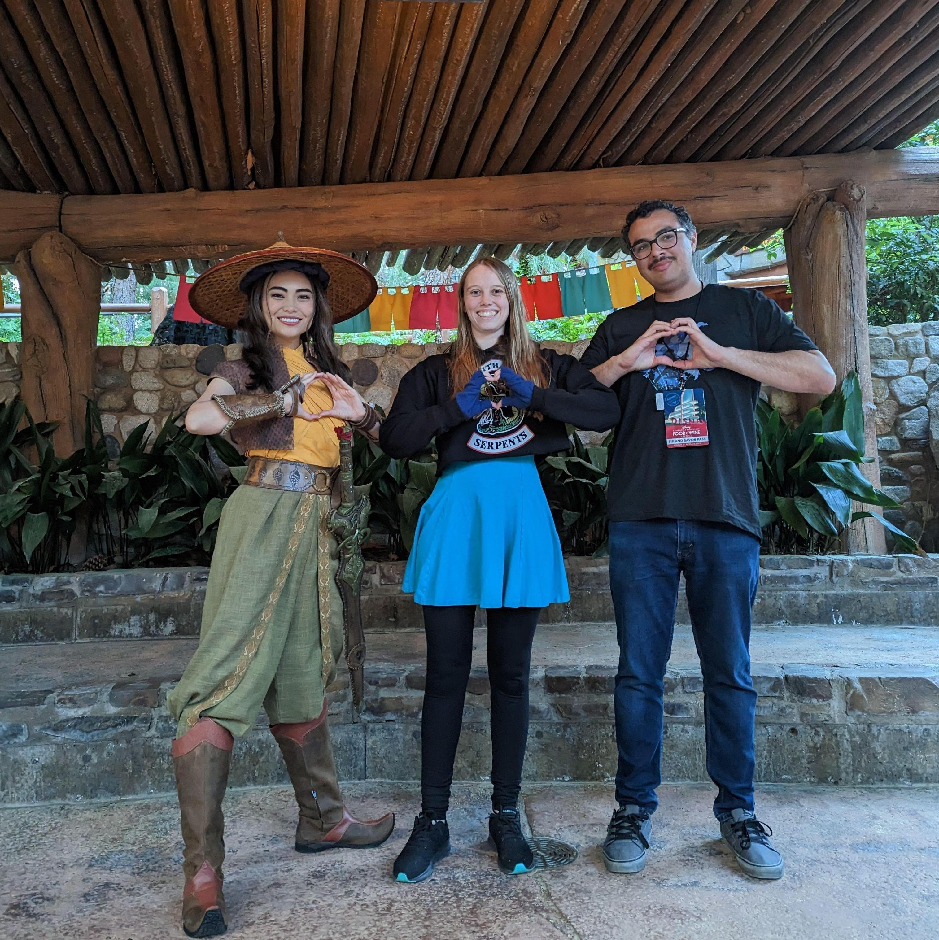 Raya at Disneyland
