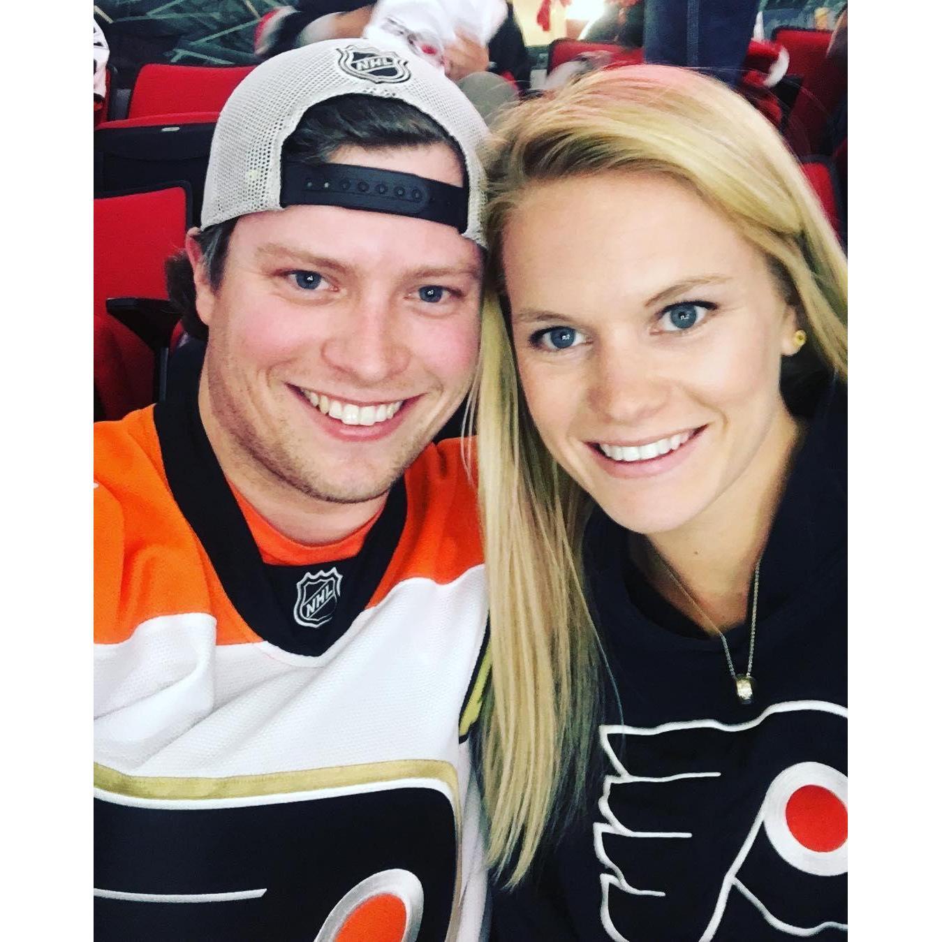 The only team Stephen managed to convert Jen on...go flyers!
