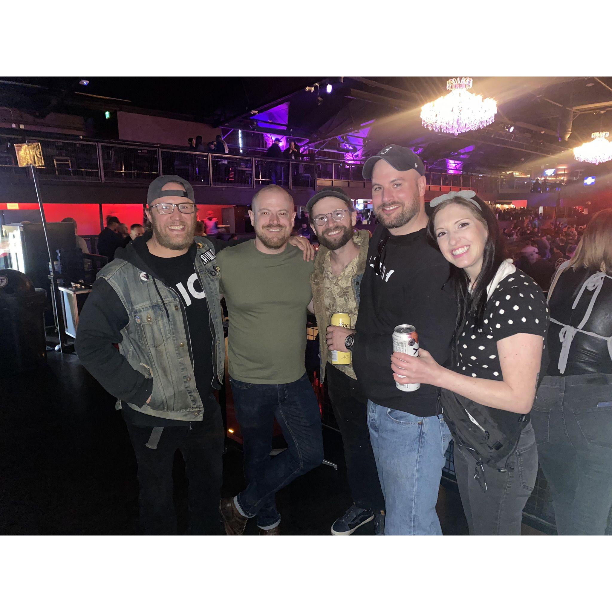 Jawbreaker, Descendents, Face to Face, and Samiam in Colorado 2022 with Chris (officiant), John (Best Man), and Aaron (groomsman)