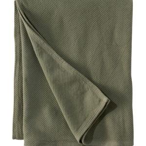 Maine Twill Blanket - King - Olive Gray