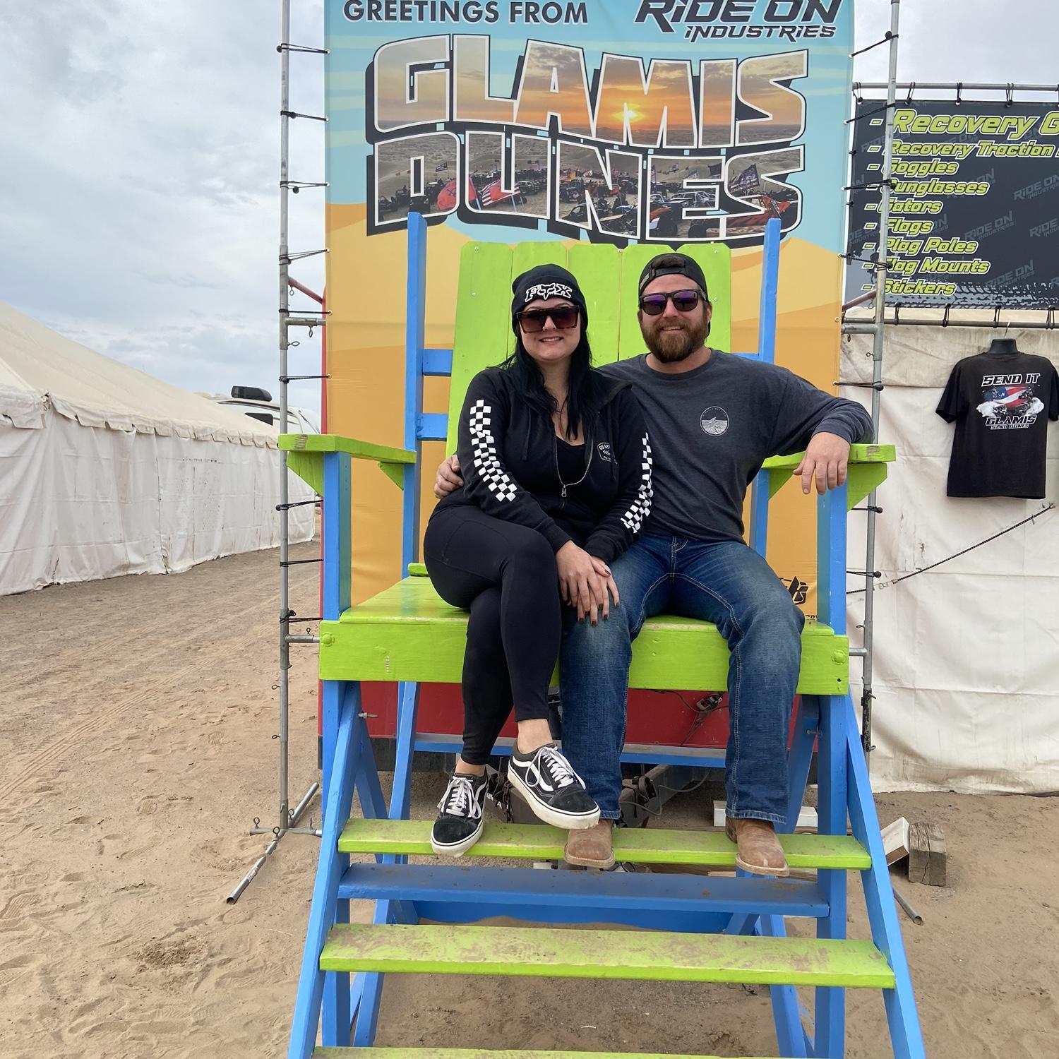 Brandon grew up going to Glamis. This was Maddie’s first time visiting Brandon’s “happy place”.