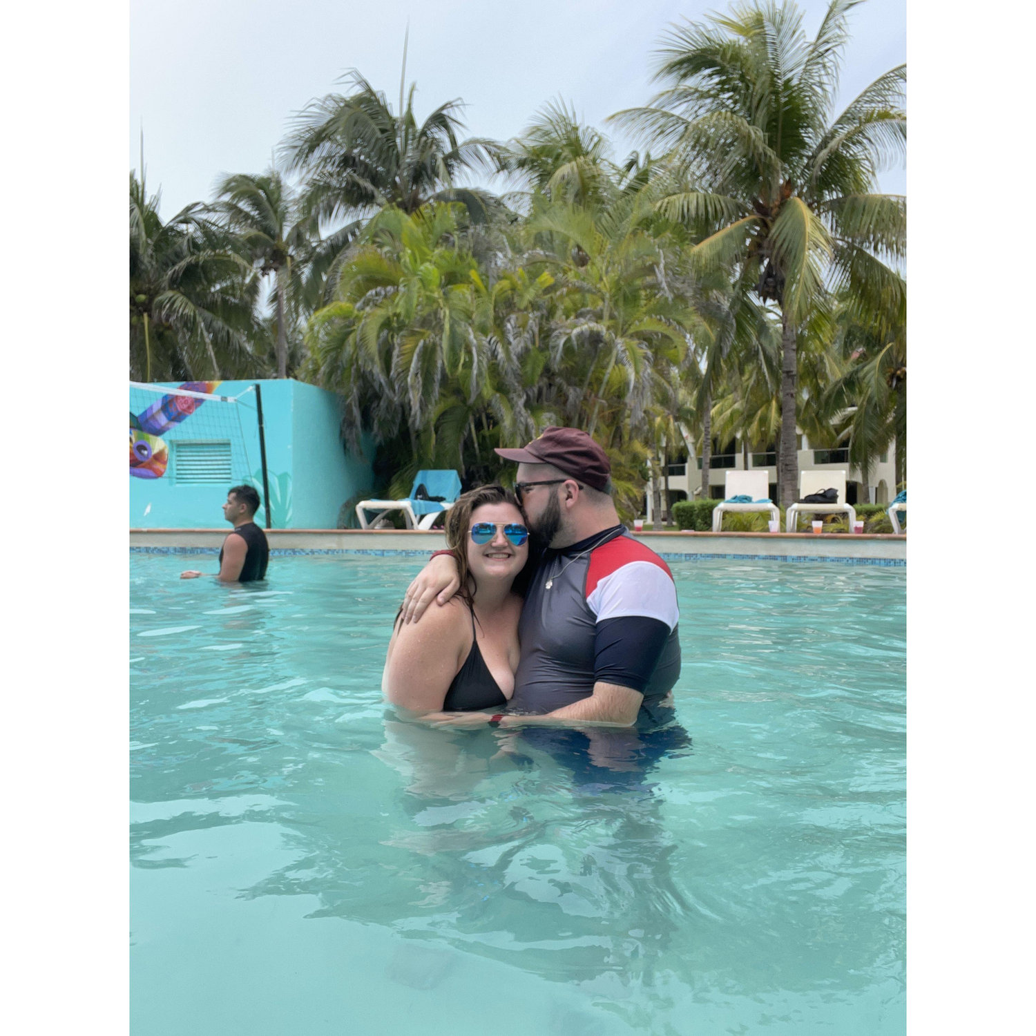 Before I got sunburnt in Mexico