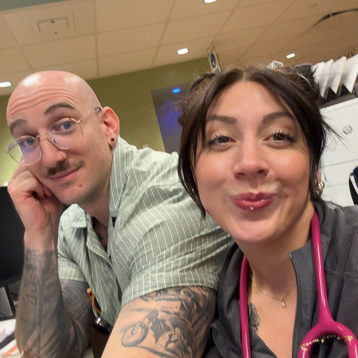 Tucson Medical Center's hottest couple :) - undefeated for 3 years. We love making a difference for people together!