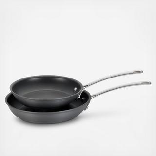 Genesis Stainless Steel Nonstick 2-Piece French Skillet Set