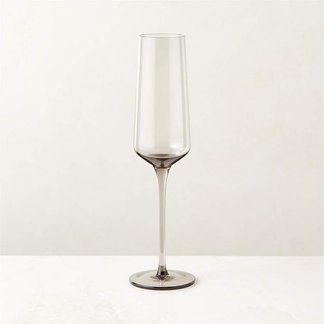 Muse Smoked Glass Champagne Flute