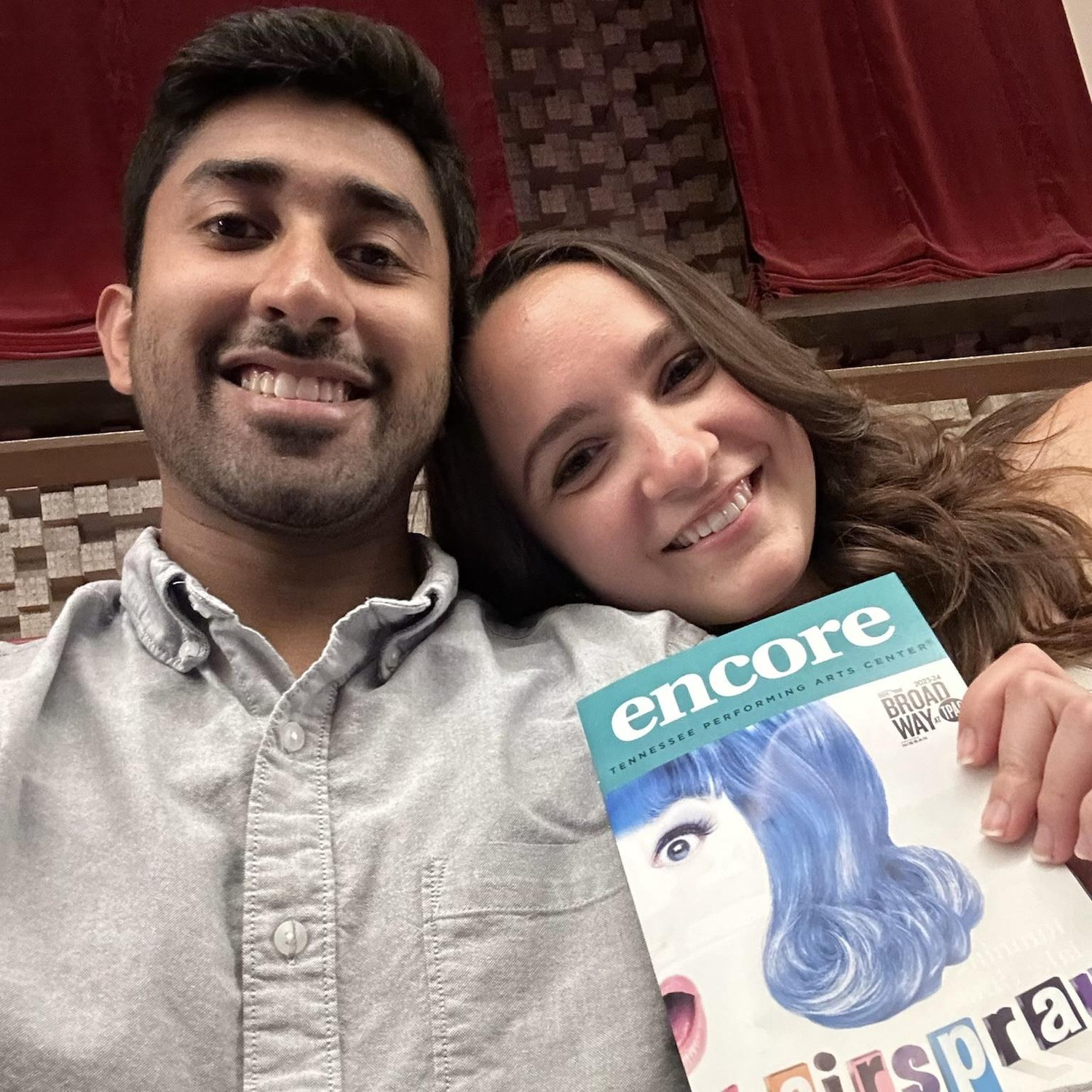 watching hairspray on broadway