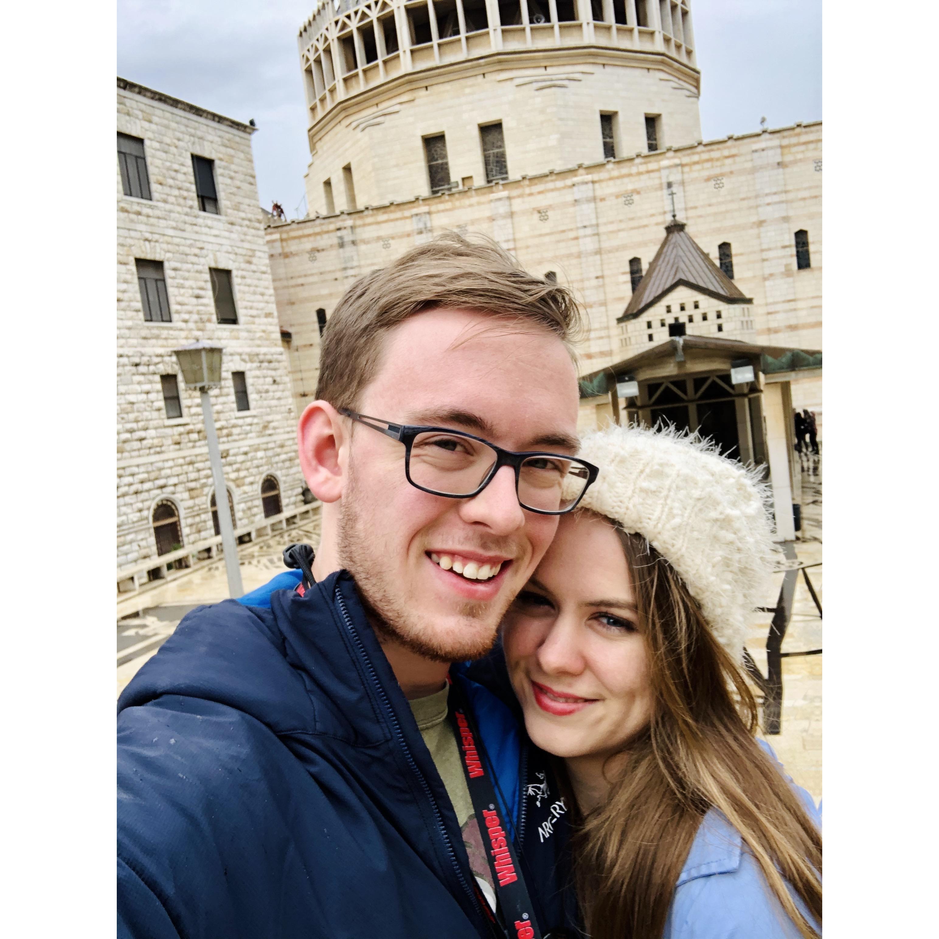 01 . 09 . 20
Visiting the beautiful St. Joseph Church in Nazareth, Israel