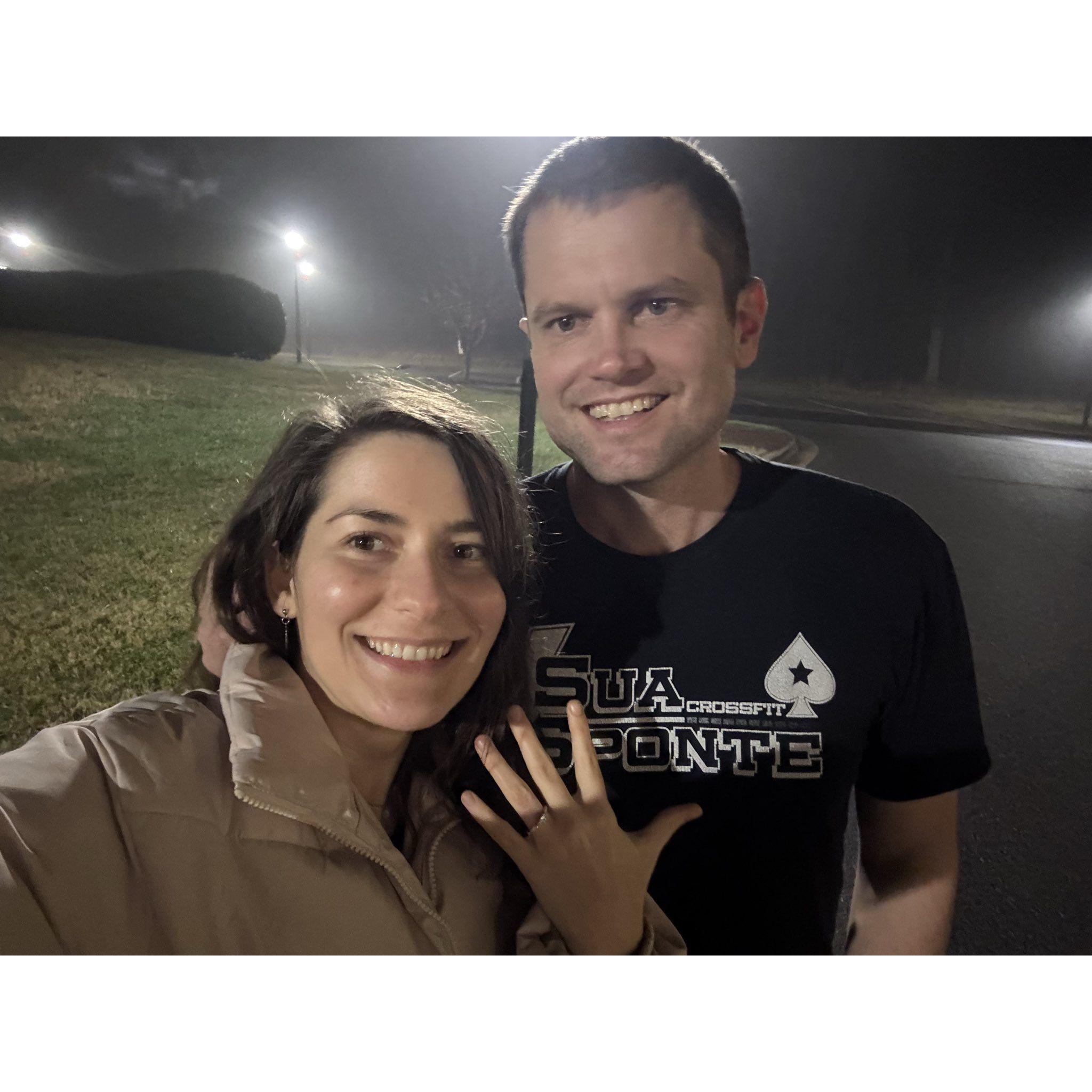 The night Michael proposed