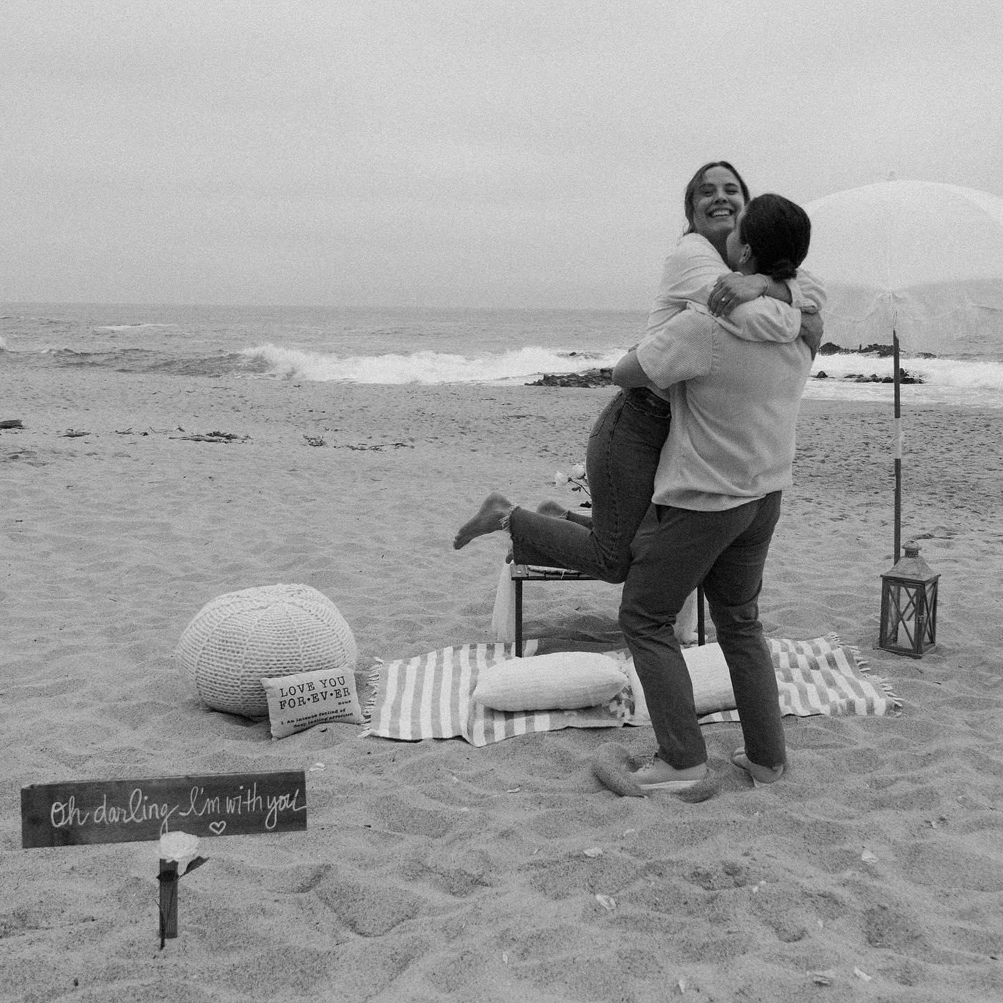 Chris proposed to Aubrie by making her think she was going to photograph someone elses proposal. Before she knew it she was walking up to the most beautiful set up that was just for them!