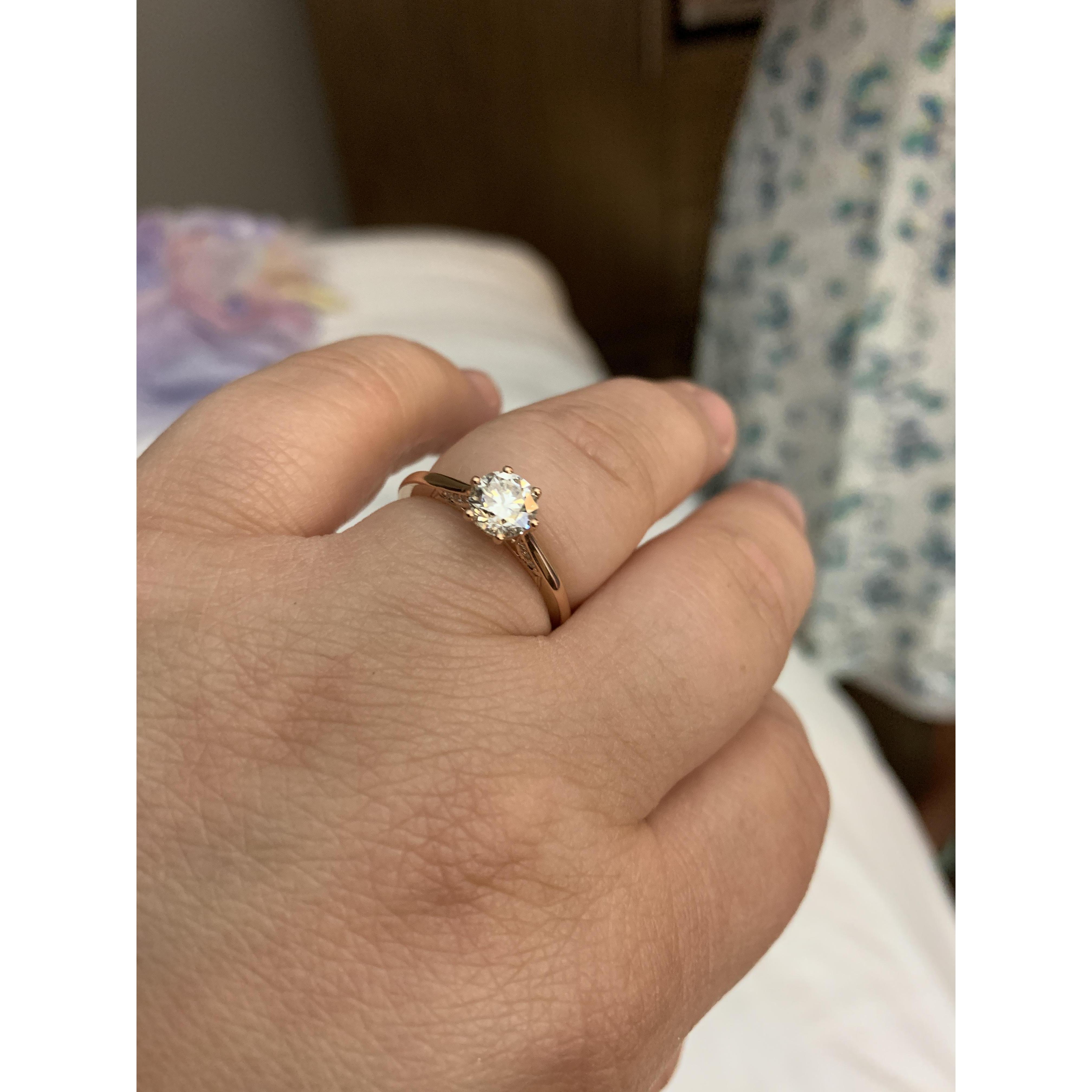 Still in shock...you can find me staring at this ring all the time!!!