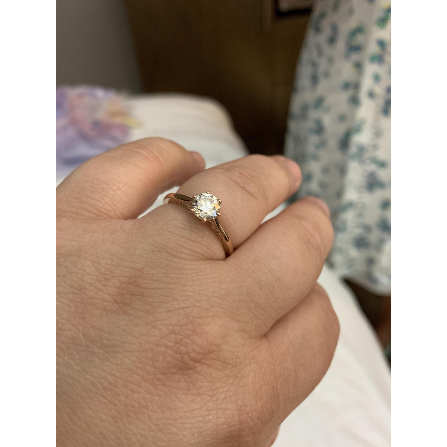 Still in shock...you can find me staring at this ring all the time!!!