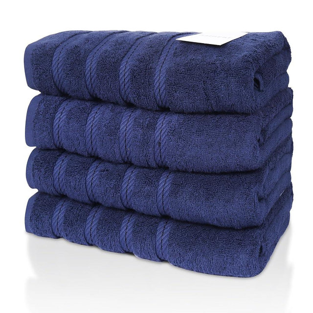 Amreki, Premium, Set of 4, Extra Large, 100% Cotton, Bath Towels, 30 x 60 inches, Very Soft, Quick-Dry, Lightweight, 600GSM