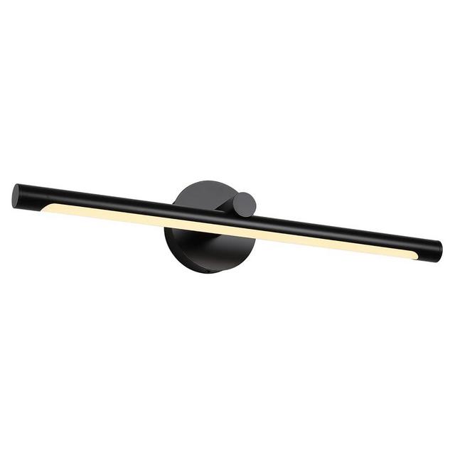 JUSHENG Black Picture Lights for Paintings Dimmable Gallery Light Hardwired LED Wall Art Lighting Display Artwork Lamps 24.21'' Inch 12W 3000K Warm White