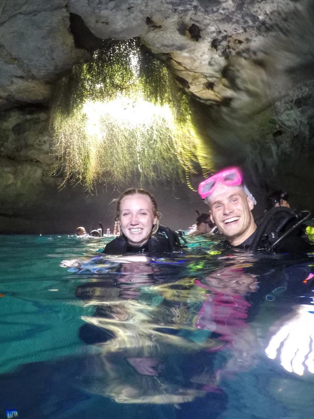 Josh's first time scuba diving and absolutely crushed it!