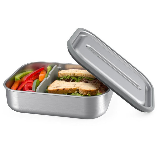 Bentgo Stainless-Steel Leak-Proof Lunch Box, Stainless Steel
