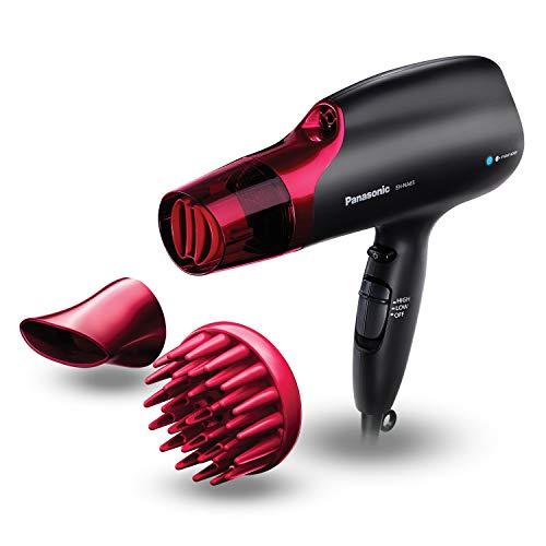 Panasonic EH-NA65-K nanoe Dryer, Professional-Quality with 3 attachments Including Quick Blow Dry Nozzle for Smooth, Shiny Hair, Pink