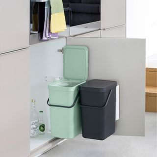 Sort & Go 16-Liter Built-in Recycling Bin, Set of 2