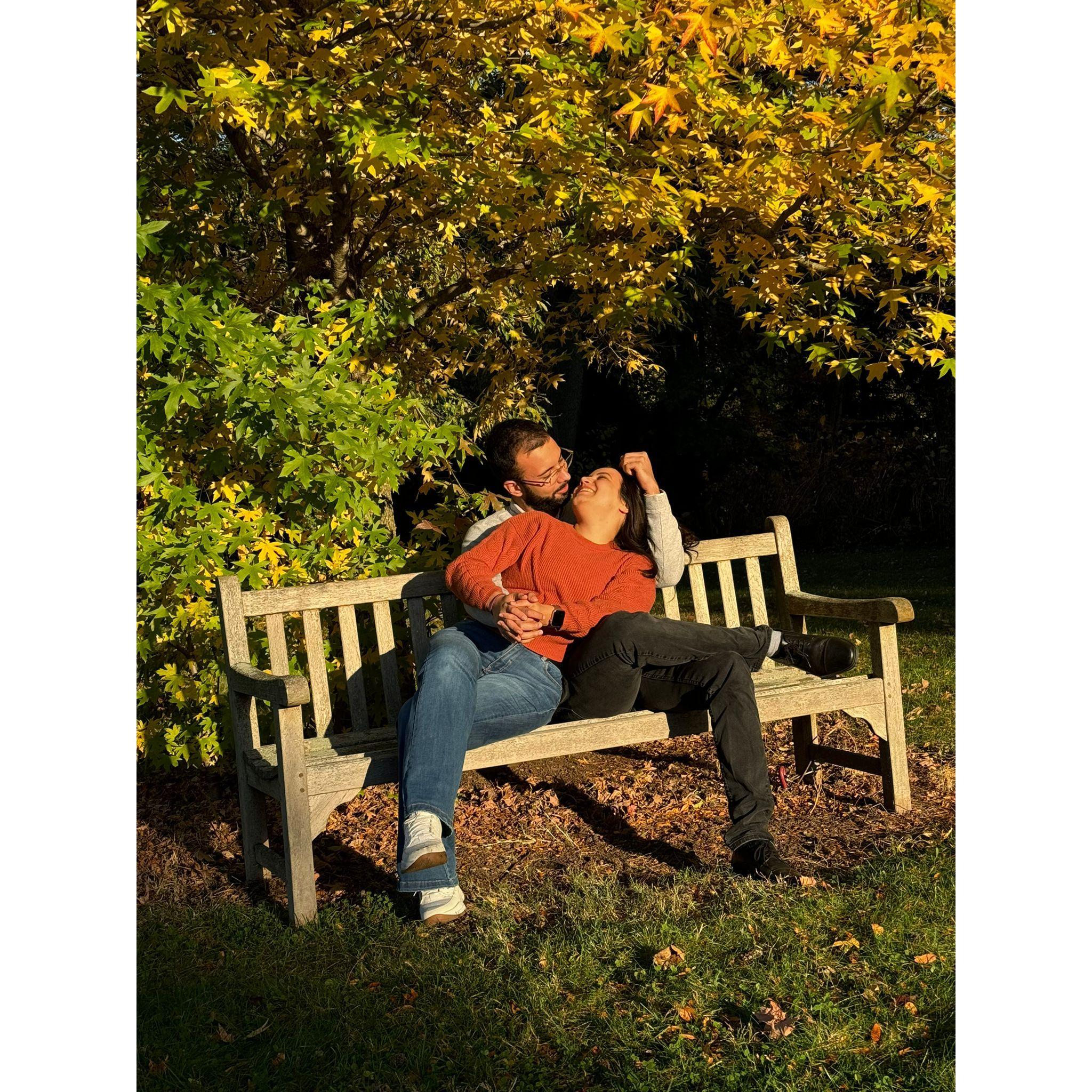 Fall Photoshoot - First photoshoot as a couple