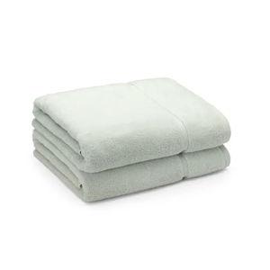 Green Cotton Bath Sheet - Arad Textiles