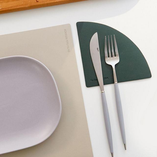 DARK GREEN On the Table Tea Coaster