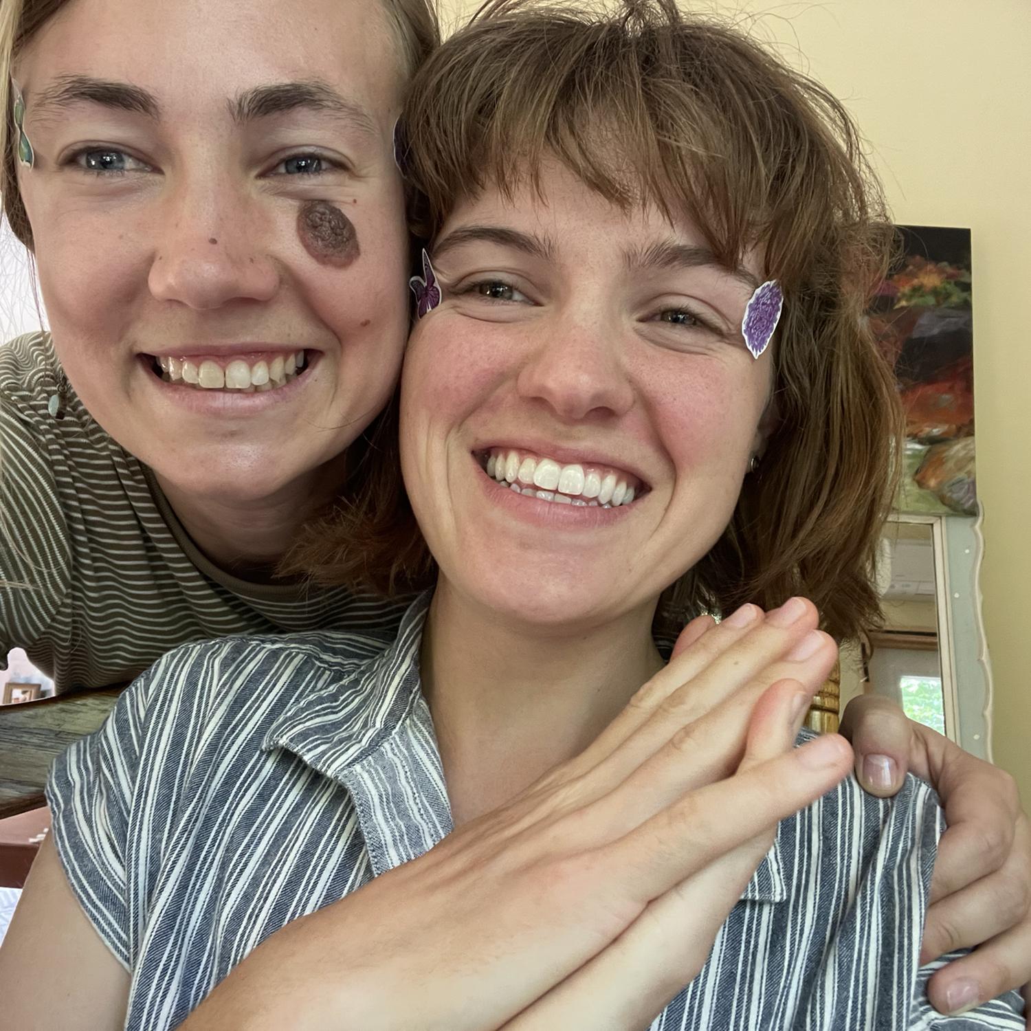 Stickers from our favorite 4 year old, Llewelyn.