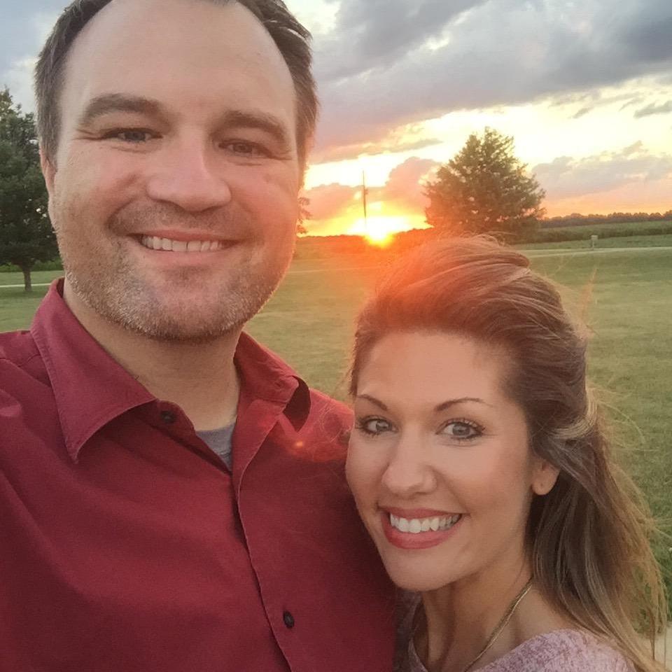 Enjoying an Ohio sunset.