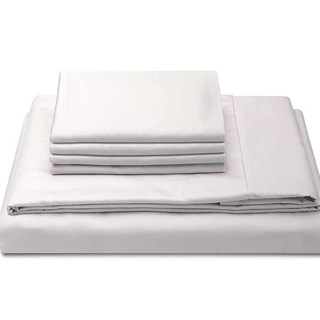 MOLECULE Performance Bed Sheet Set | 6 Piece Soft & Silky Sateen Weave | Tencel Blended Breathable Cooling Fabric for Recovery-Focused Sleep | 15 Inch Deep Pocket Design (King, Ivory)