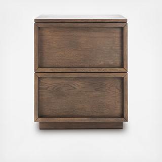 Zeus 2-Drawer Nightstand