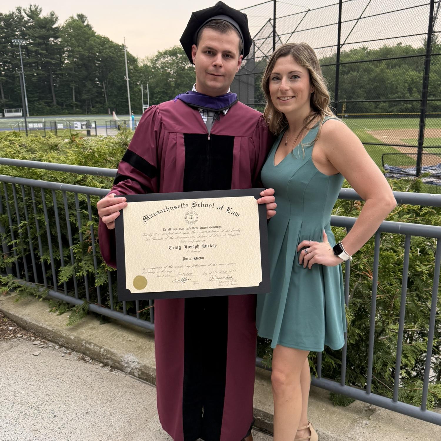 Graduation from Law School- June 2025