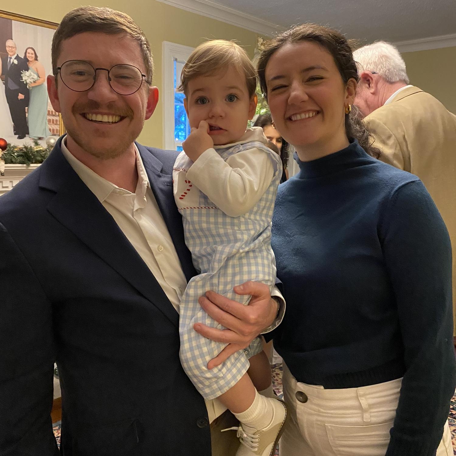 Sam Charnock is the star of every party he is at!This is James's old roommates first son, his Godson's older brother.