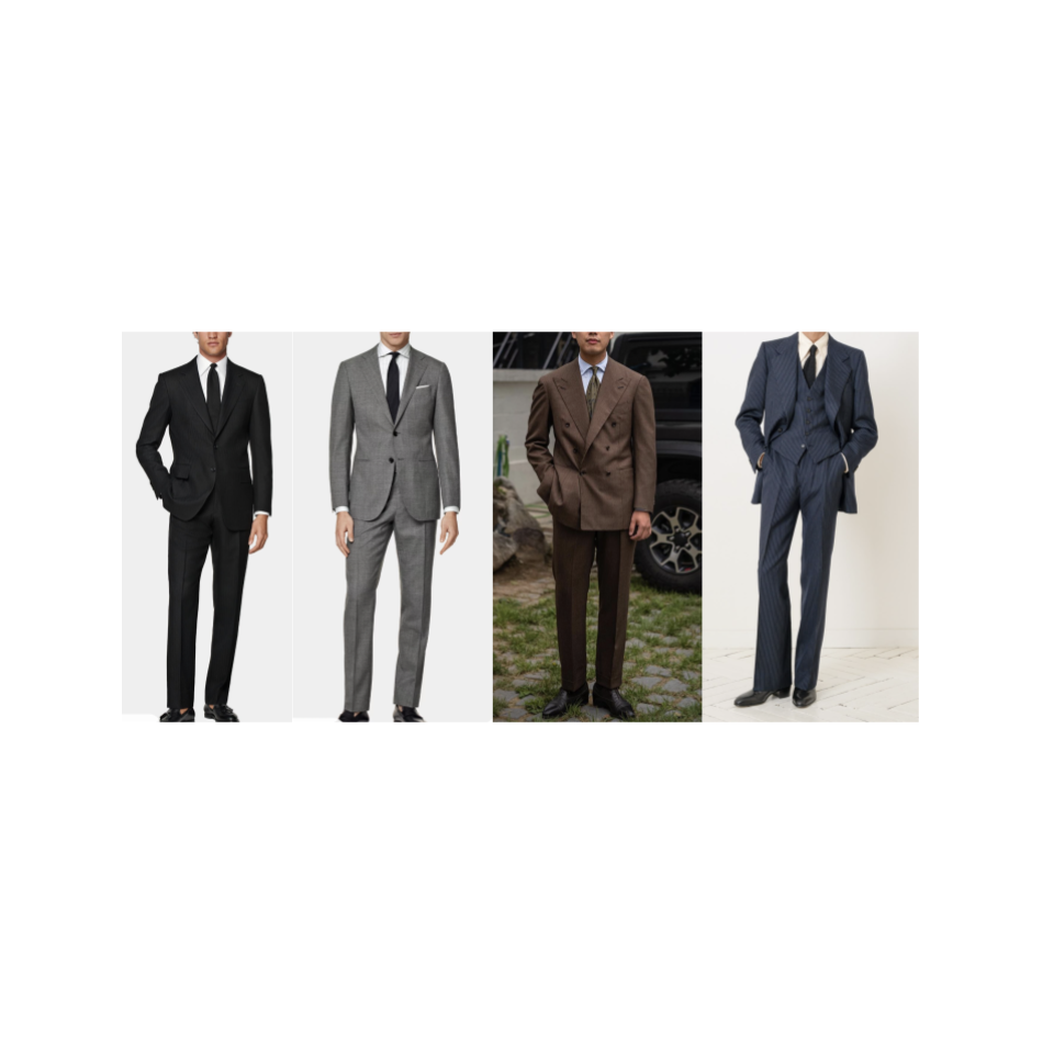 Wedding Attire: Suit and Tie (dark colored)