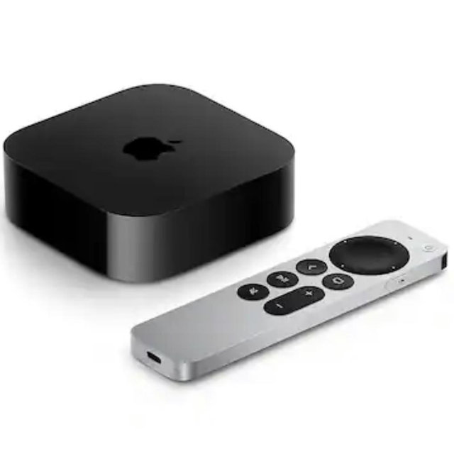 Apple - TV 4K 64GB Streaming Device (3rd generation) - Wi-Fi - Black