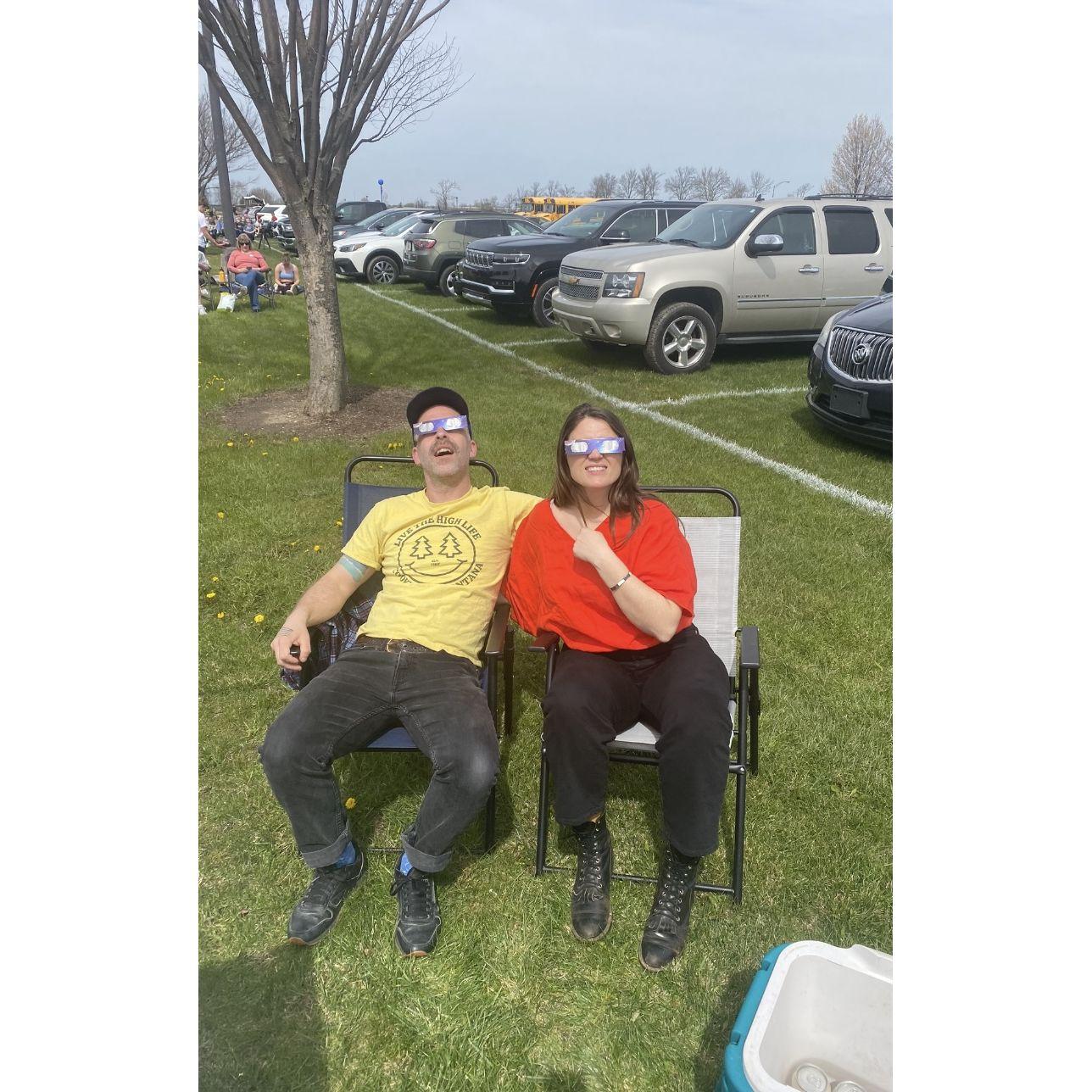 Total Solar Eclipse. Bowling Green, Ohio. 2024.