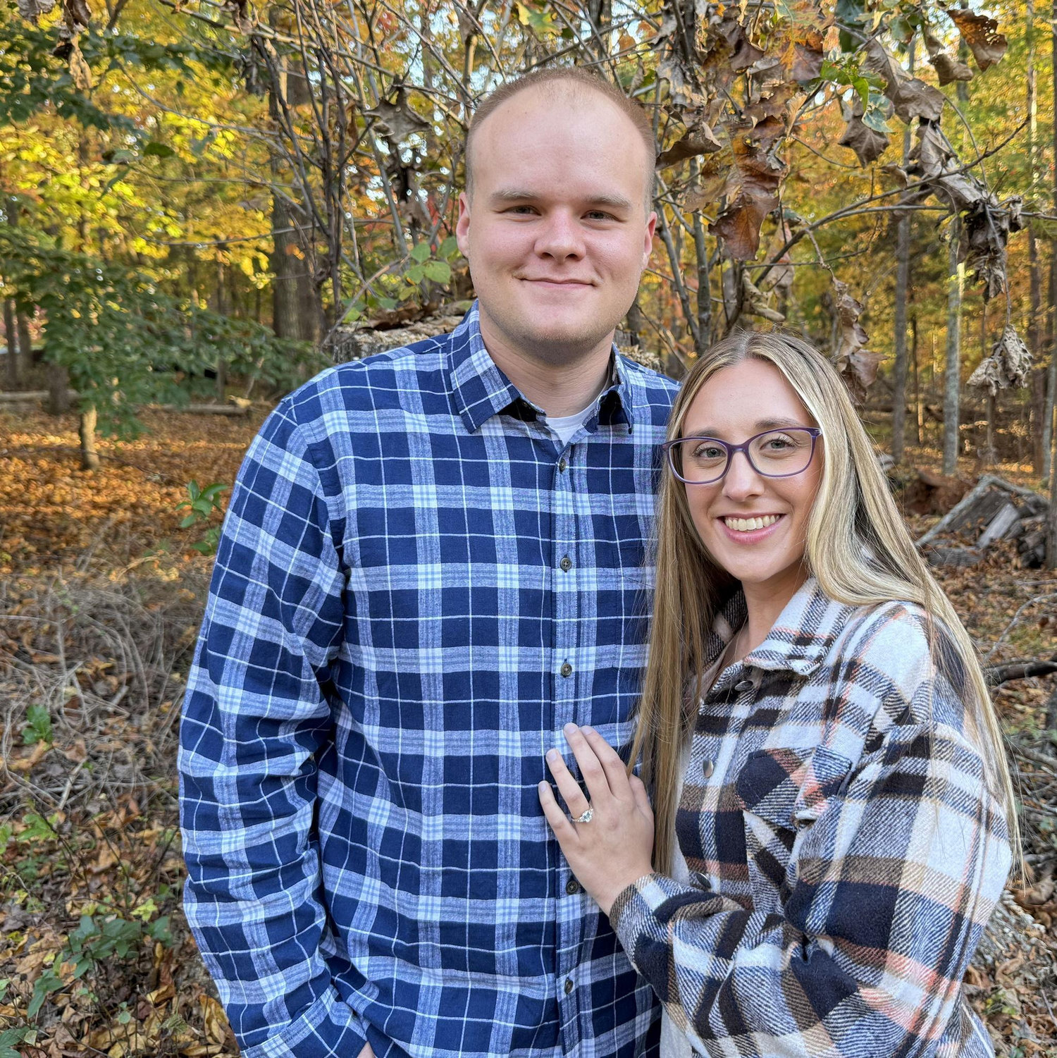 The day after we got engaged!