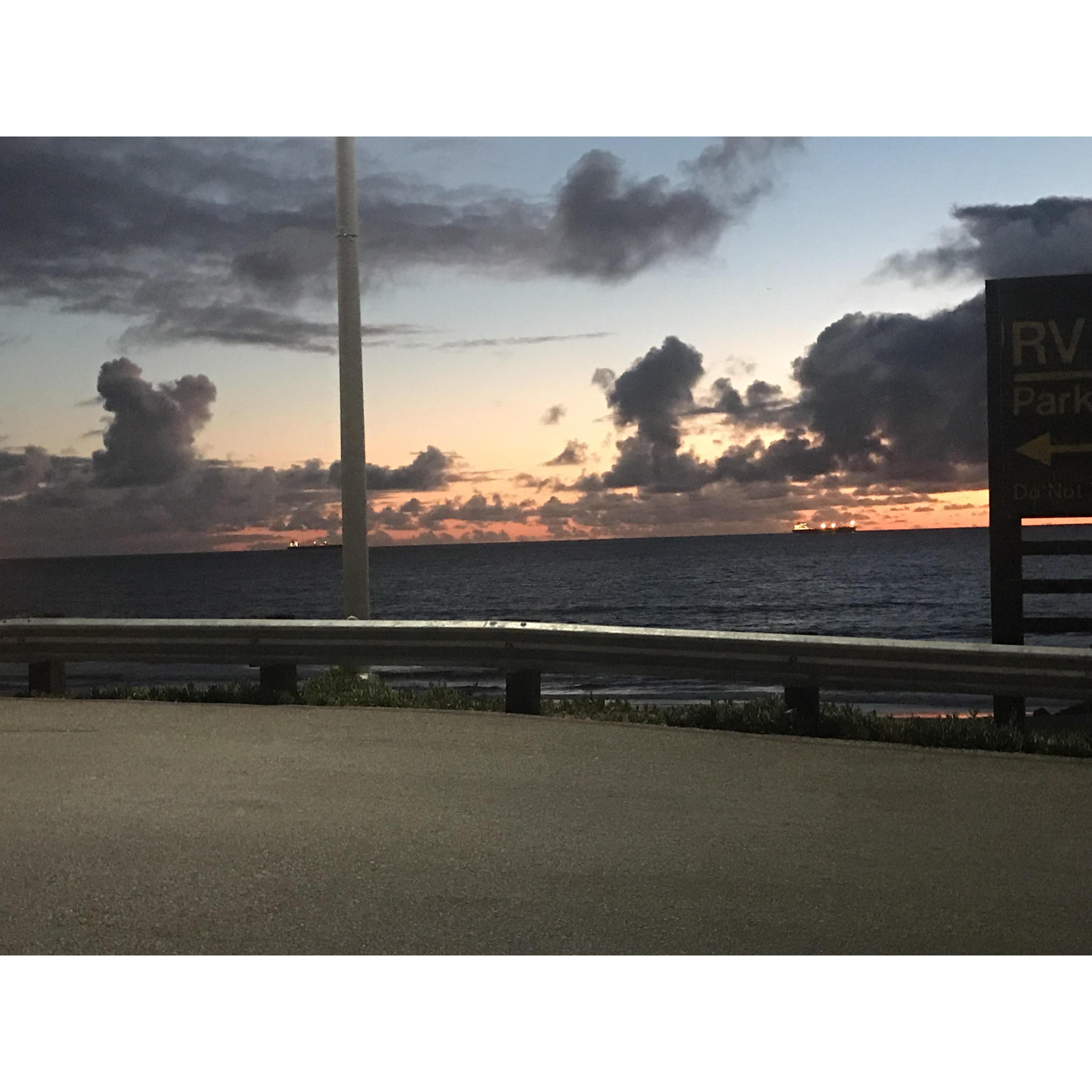 Sunset......we really enjoy them.