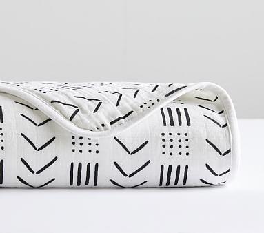 Mudcloth Organic Muslin Baby Blanket